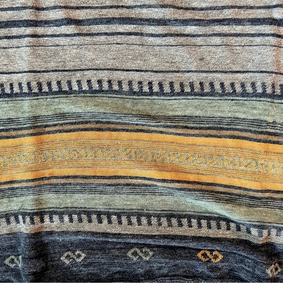 Remi Relief Patterned Linen and Cotton-Blend Knit T-Shirt - Picture 3 of 4